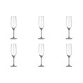 Royal Leerdam L Esprit du Vin Champagneglas 21 cl - 6 stuks