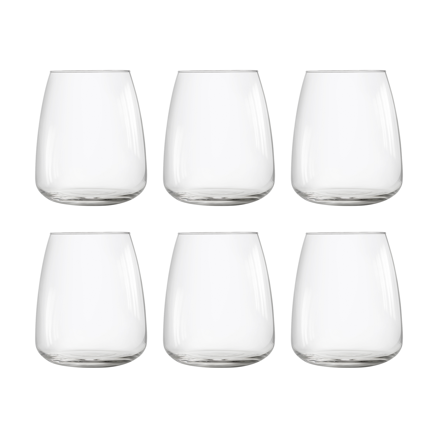 Royal Leerdam - Grandeur - Waterglazen - 6 stuks - 48 cl - Waterglas