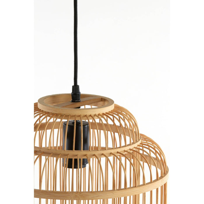 Luqaza Hanglamp Jeppe - Bamboe - 30x30x36cm