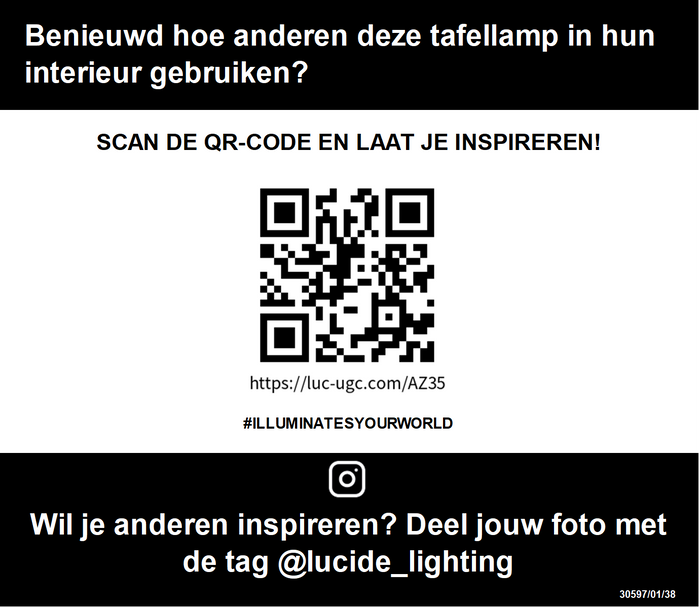 Lucide SENSAS Bureaulamp - Beige