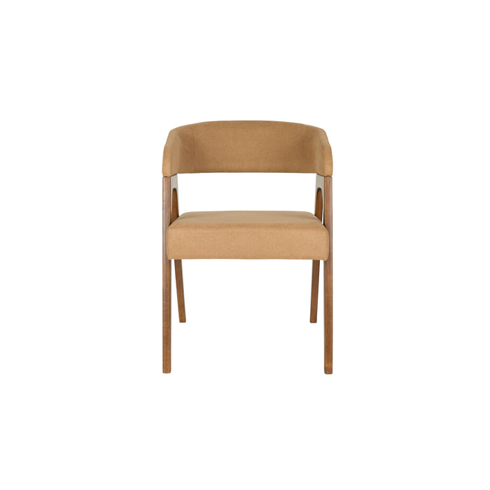 Dutchbone Adamello Eetkamerstoelen Beige - Set van 2