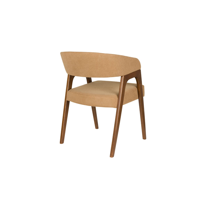 Dutchbone Adamello Eetkamerstoelen Beige - Set van 2