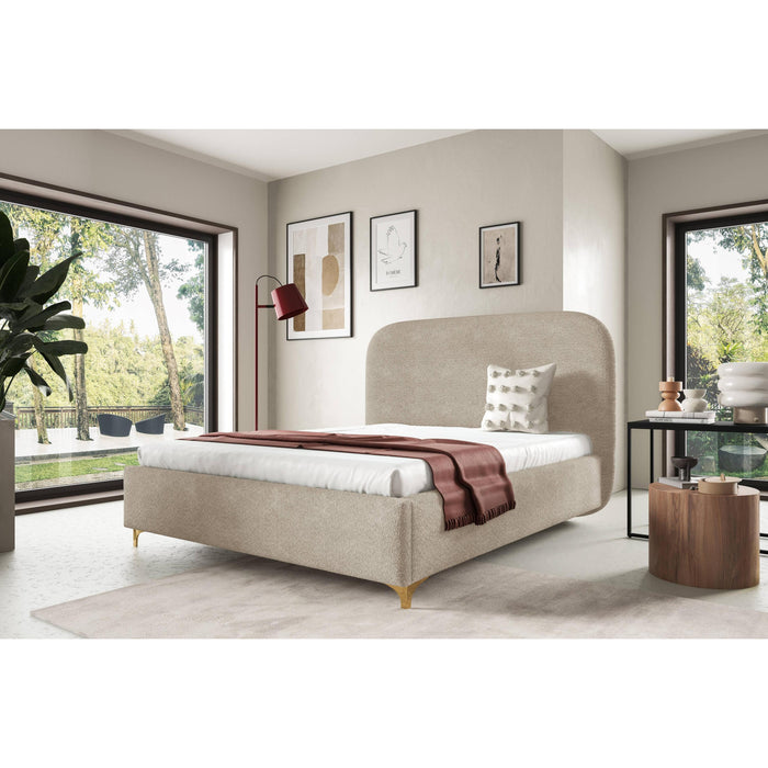 by fonQ Aura Bedframe - 200 x 200 cm - Zand