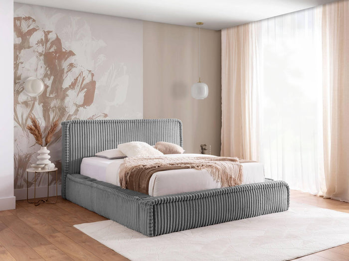 by fonQ Ruffle Bedframe - 160 x 200 cm - Grijs