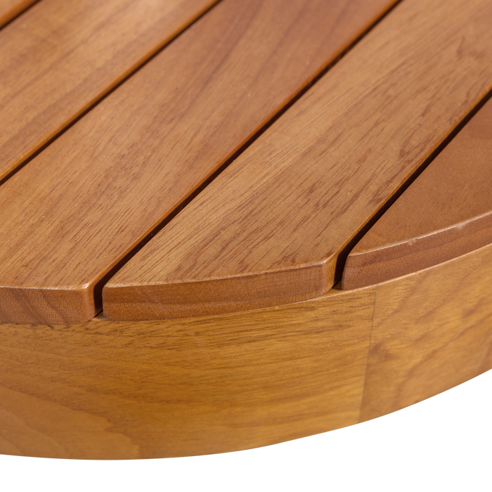 WOOOD Monica Parasolvoet - Hout - Naturel - 37xØ49 cm