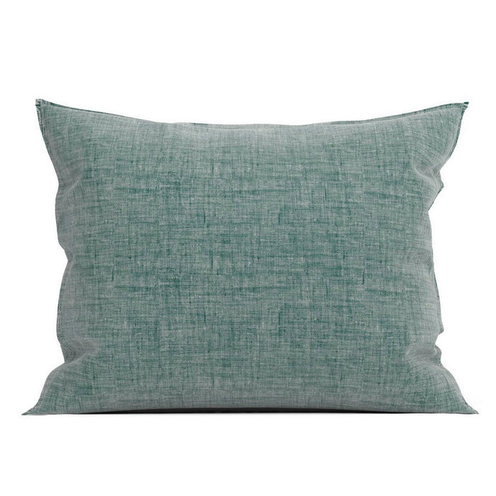 Zo Home Lino Kussensloop Linnen Look emerald green