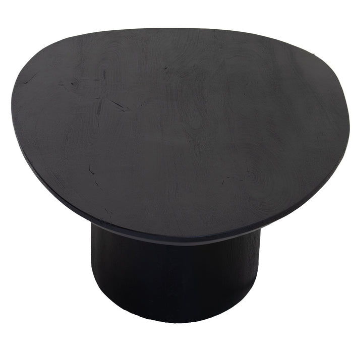 Giga Meubel - Salontafel Zwart 110cm - Organisch - Mangohout - Nara