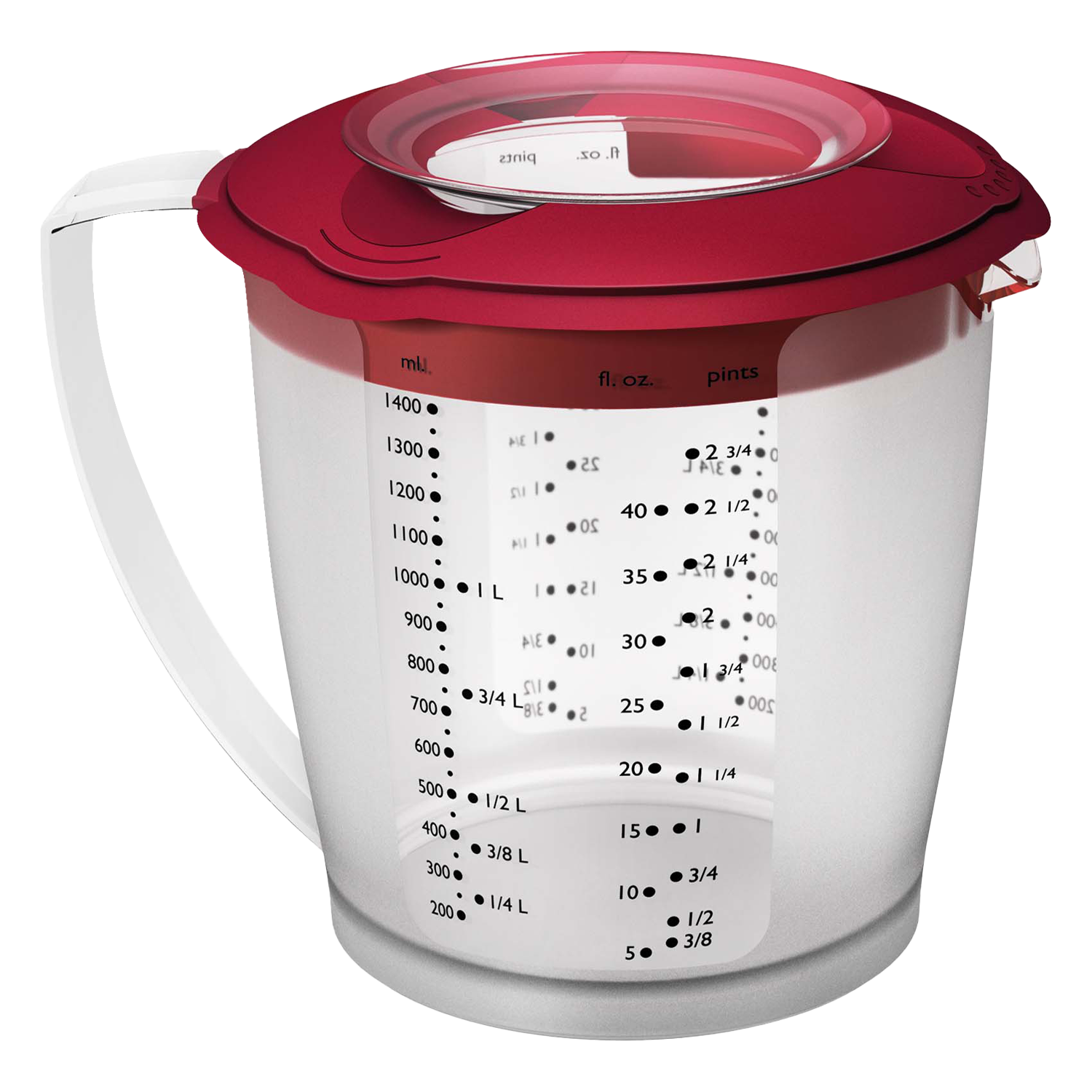 Westmark maatbeker 1,4 liter met deksel