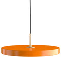 Asteria hanglamp Ø43 LED medium messing|nuance oranje