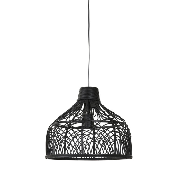 Light & Living Hanglamp Pocita - Rotan Zwart - Ø42x35 cm