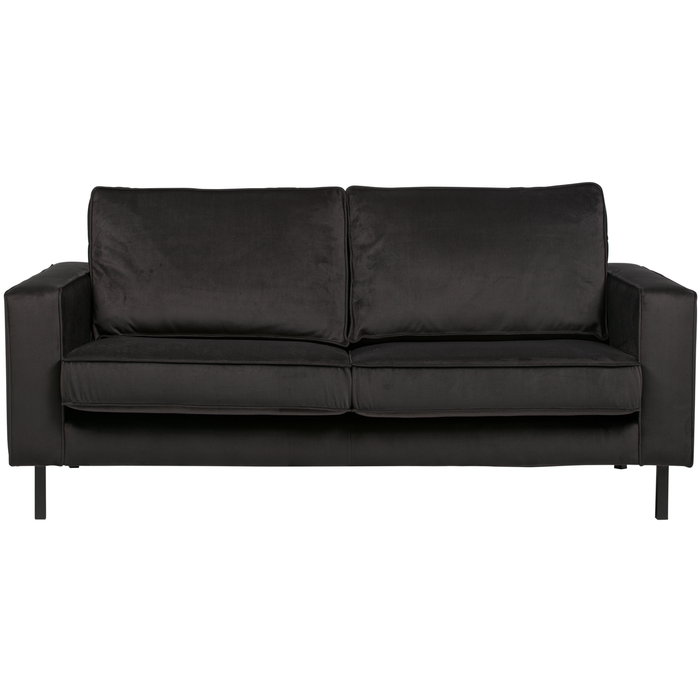 WOOOD Robin 2,5-Zits Bank - Fluweel - Grijs - 80x180x93