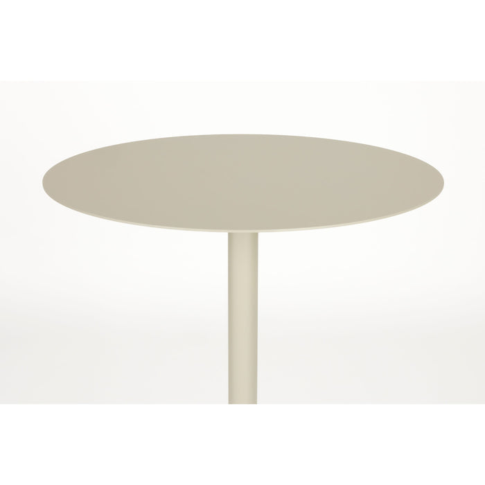 Zuiver Snow Bistrotafel Rond 57 cm Metaal Beige
