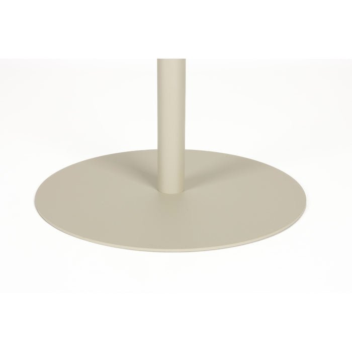 Zuiver Snow Bistrotafel Rond 57 cm Metaal Beige