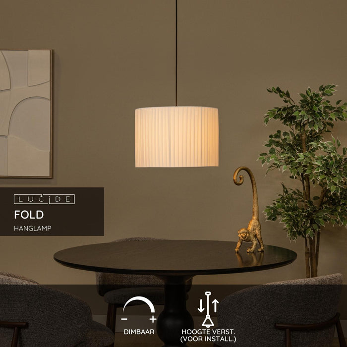 Lucide FOLD Hanglamp - Wit