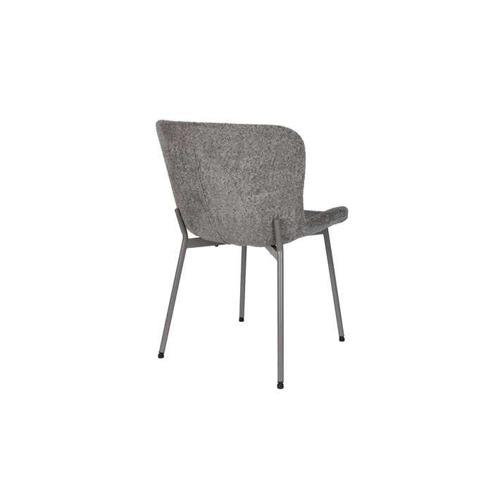 Housecraft Living Marion Eetkamerstoelen Off Grijs - Set van 2