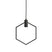 Light & Living Hanglamp 30x37 cm AINA mat zwart