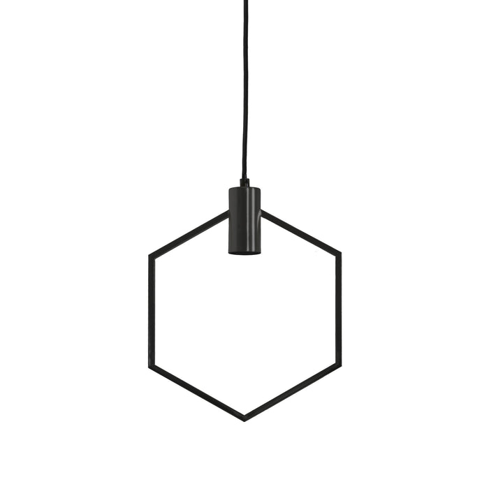 Light & Living Hanglamp 30x37 cm AINA mat zwart