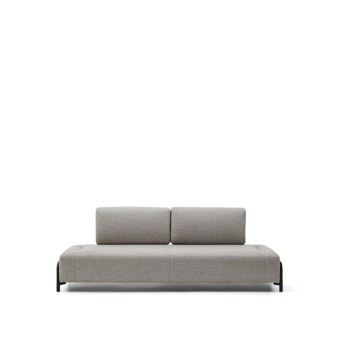 Kave Home - Modulaire 3-zitsbank Compo beige-grijs 232 cm