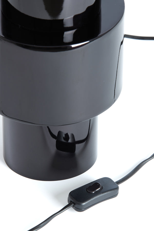 Light & Living Light&living Lampvoet Ø18x65 cm NINO glanzend zwart