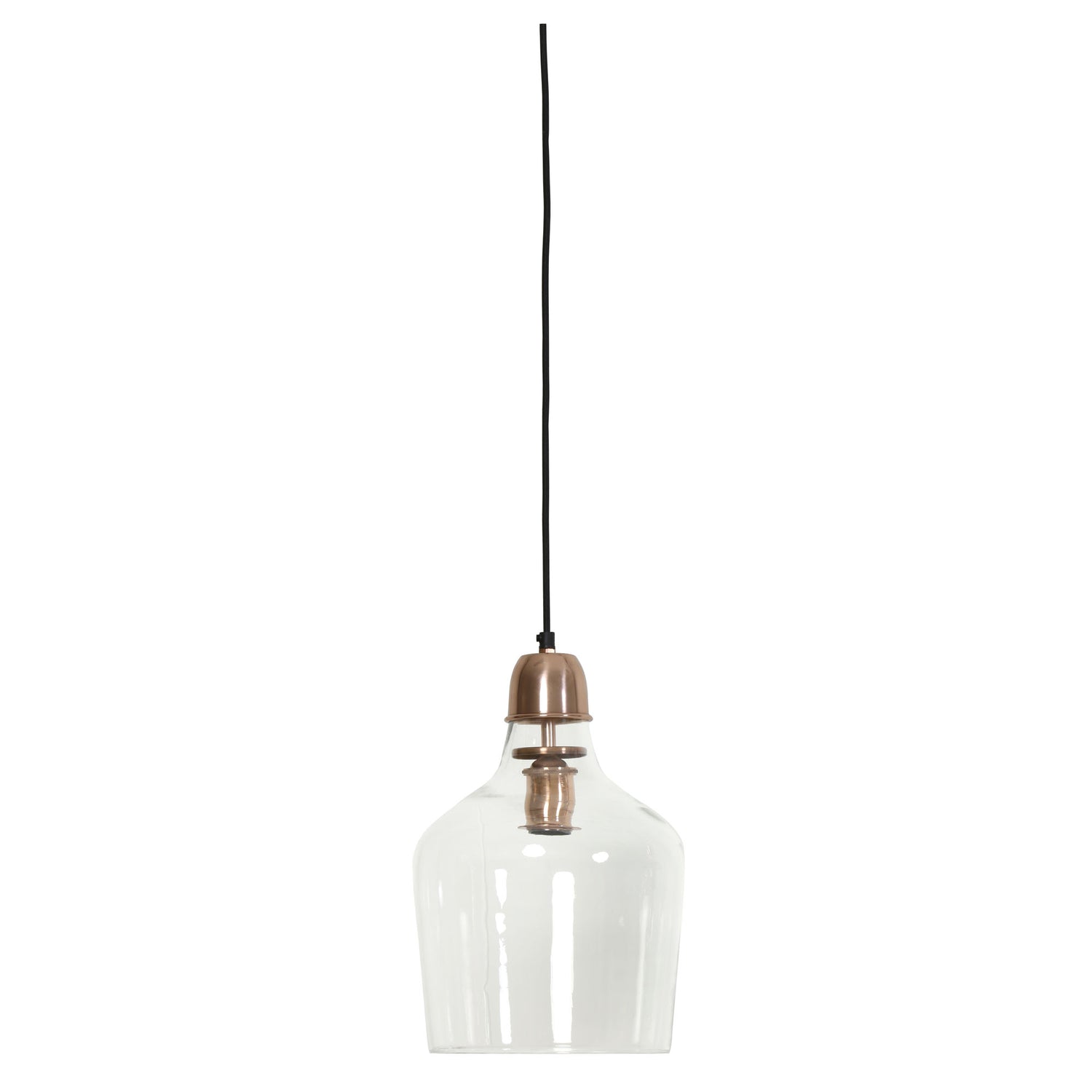 Light & Living Hanglamp Sage - Glas Koper- Ø23x37cm