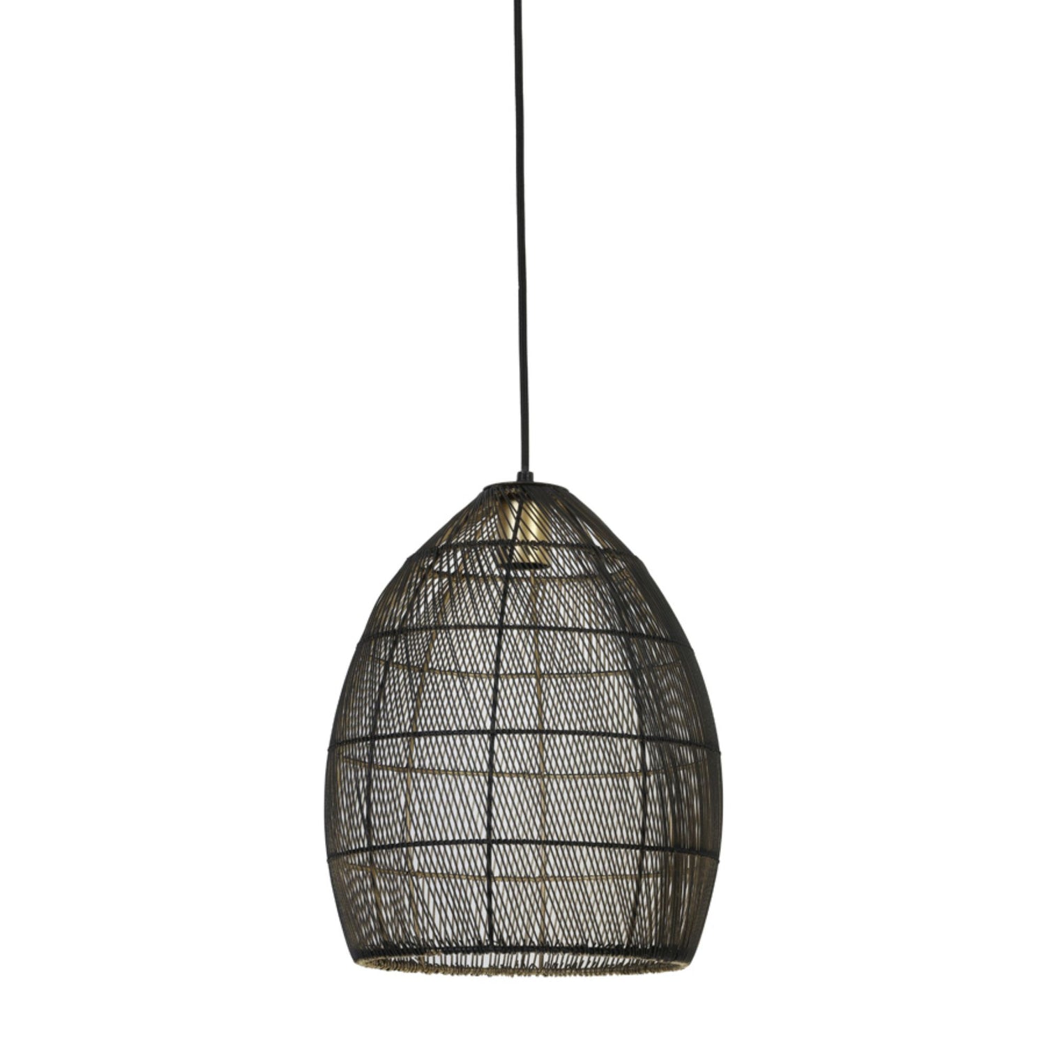 Light & Living Hanglamp Meya - Zwart - Ø30cm