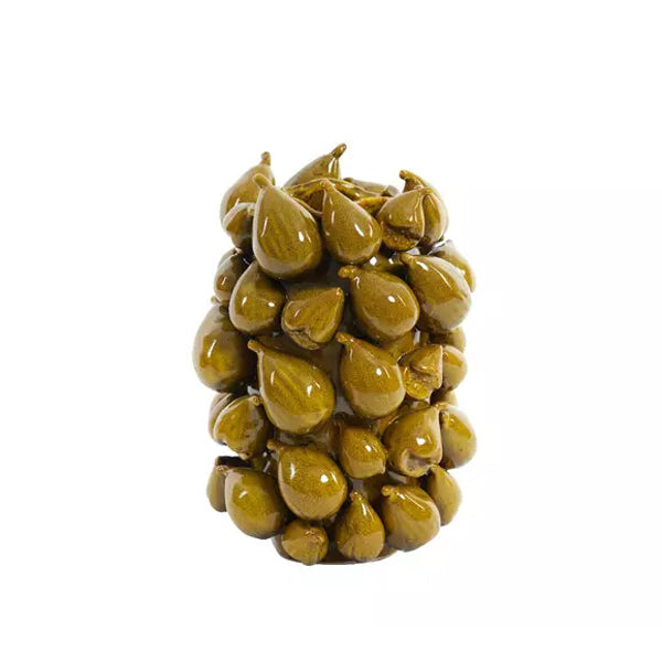 Light&living Vaas 23,5x23x32,5 cm NATALIA keramiek geel-bruin