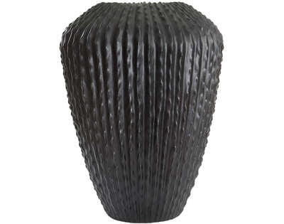 Light & Living Light&living Vaas Ø66x88 cm CACTI mat zwart