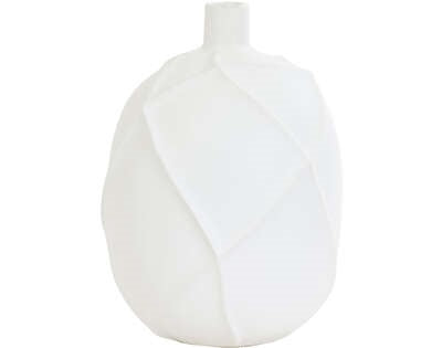 Light&living Vaas deco Ø23x32 cm VENTANO keramiek mat wit