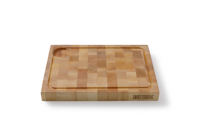 Skottsberg - Wood Works - Snijplank met sapgeul - 35 x 25 x 3,5 cm