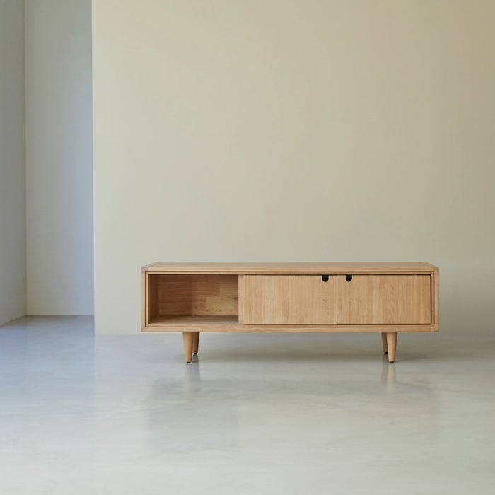 Tikamoon - Jonàk - Massief eiken tv-meubel 140 cm