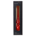 Decoris Kerstboompiek - rood - glazen piek - 26 cm
