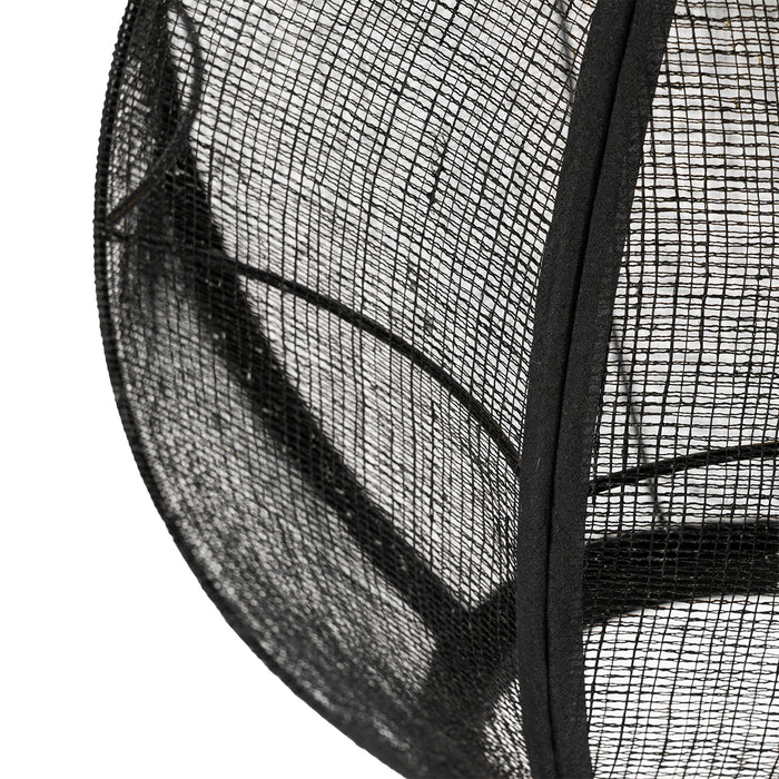 QAZQA Oosterse hanglamp zwart 46 cm - Rob