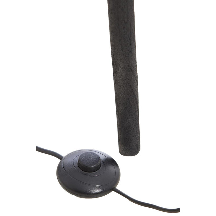 Light&living Vloerlamp driepoot 52x52x122 cm ILIAS hout mat zwart