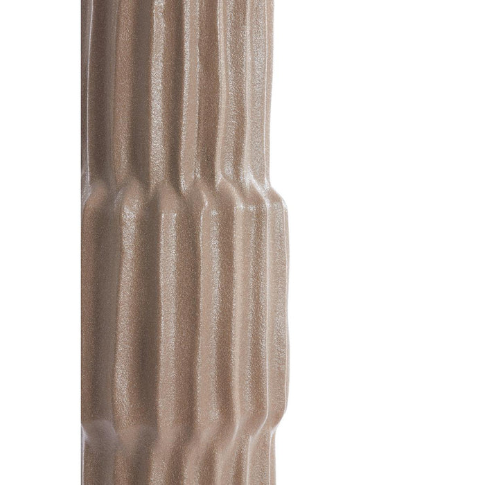Light&living Vaas deco Ø17x58 cm LONGA keramiek grijs bruin