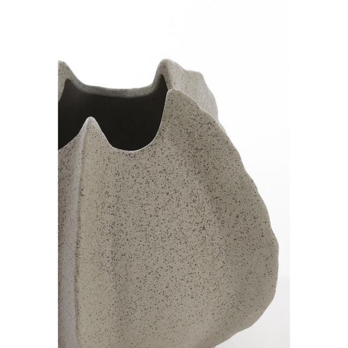 Light&living Vaas deco 26,5x26x23 cm KELAPA keramiek grijs groen