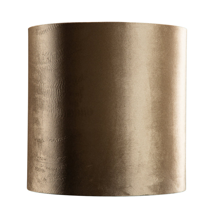 QAZQA Velours lampenkap brons met gouden binnenkant 40|40|40