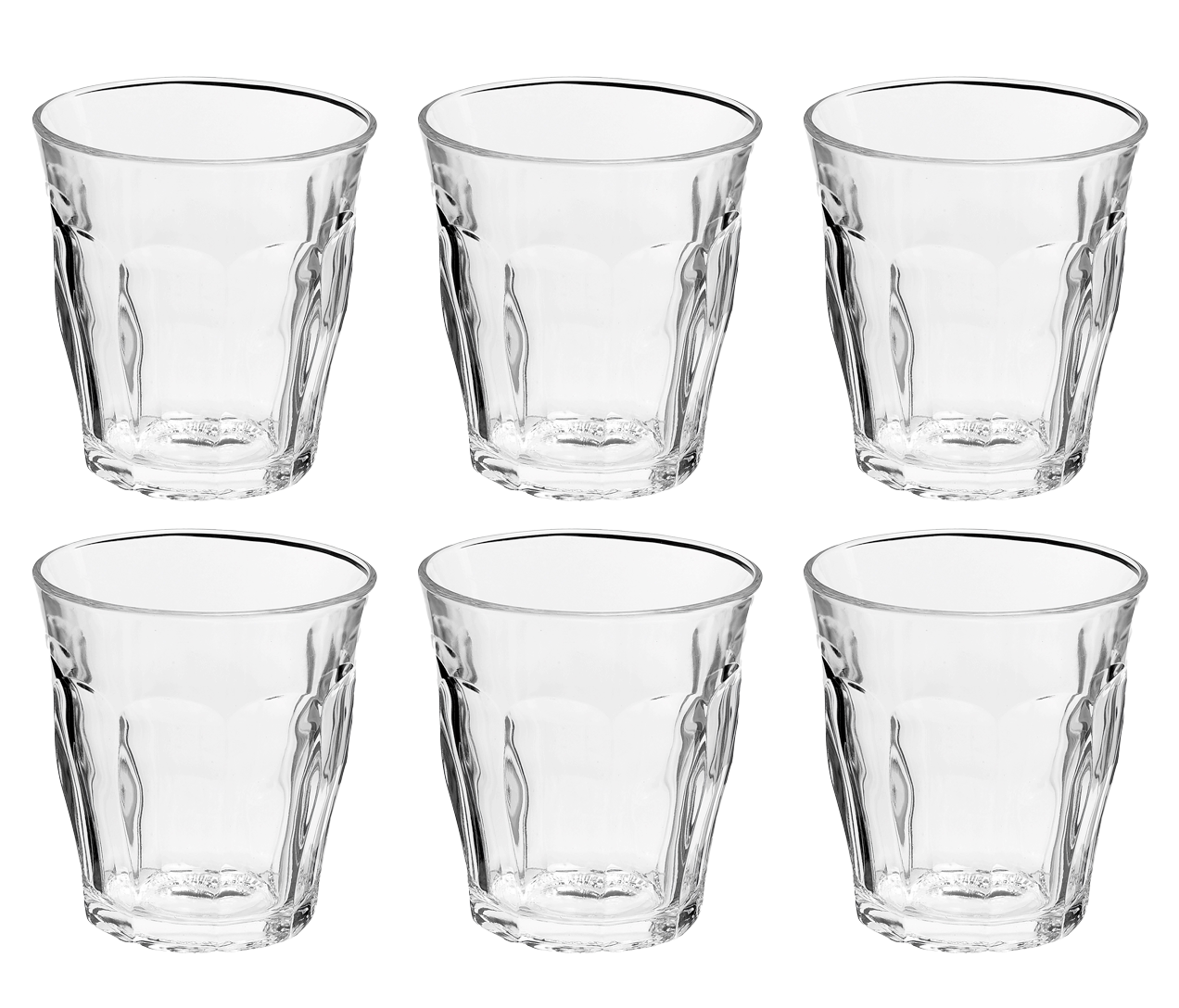 Drinkglazen|waterglazen Picardie - 6x stuks - 20 cl - hardglas