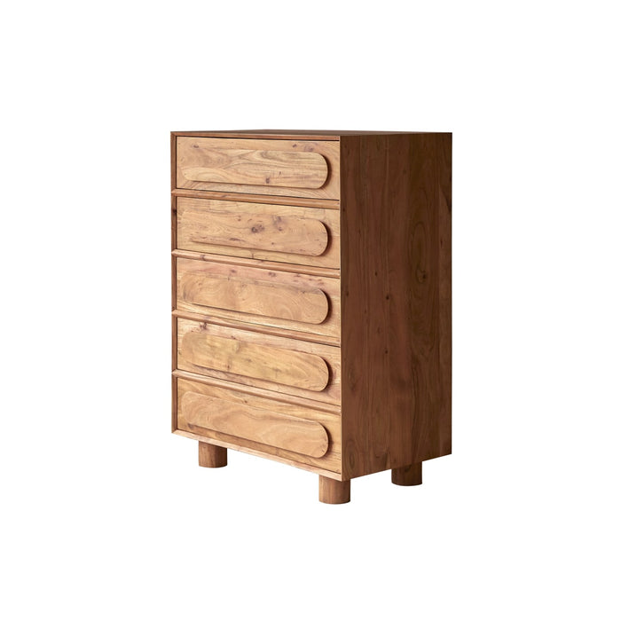 Tikamoon - Olga - Kindercommode van massief acaciahout