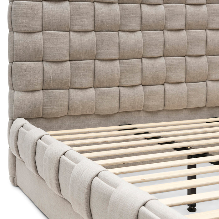 Rivièra Maison - Luxueus Bedframe in Fabulous Flax van 100% linnen en 215x188 cm