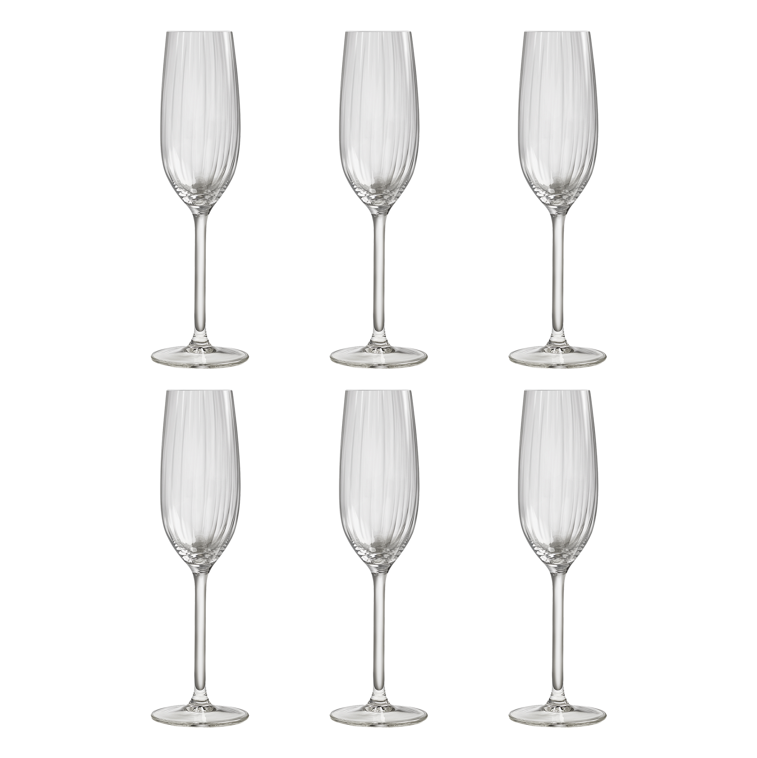 Royal Leerdam - Adora - Champagneglazen - 6 stuks - 21 cl