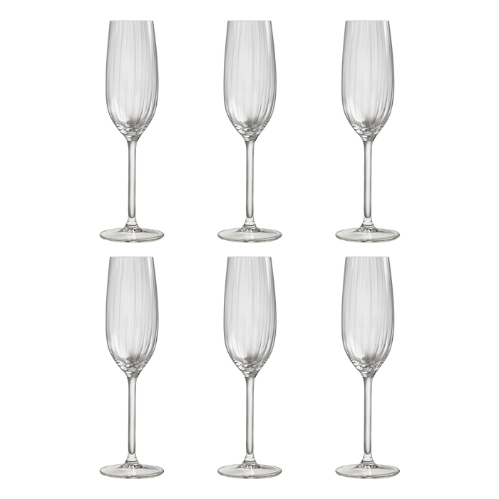 Royal Leerdam - Adora - Champagneglazen - 6 stuks - 21 cl