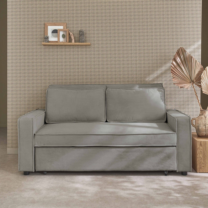 sweeek - 3-zits velours slaapbank B 172,5 x D 91,5 x 88,5cm