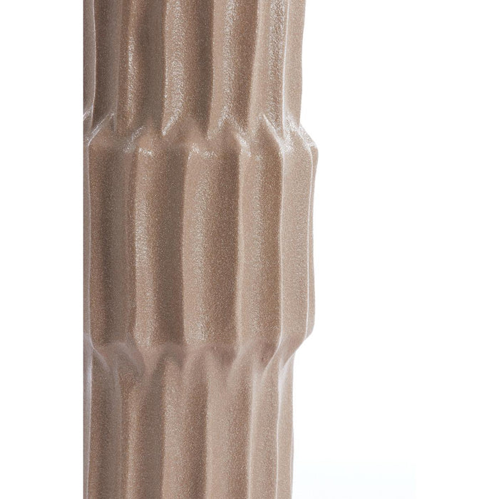Light&living Vaas deco Ø14,5x36 cm LONGA keramiek grijs bruin