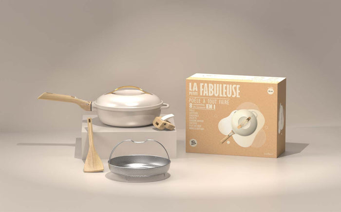 Cookut La Fabuleuse multifunctionele kookpot Ø24 cm - Meringue