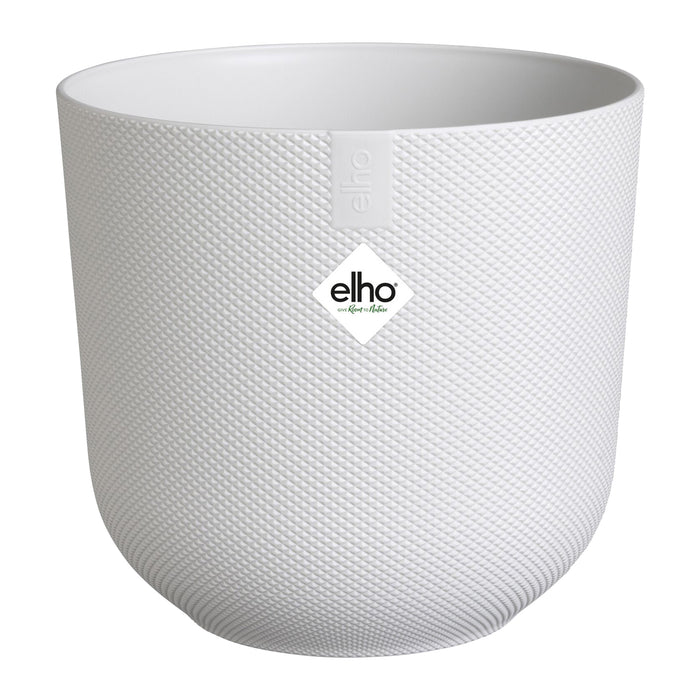 Elho Jazz Rond 35 - Wit - L 35 x B  x H 32 cm - Binnen - 100% gerecycled