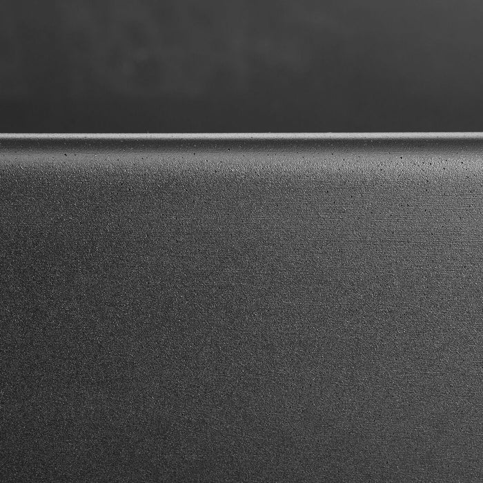 Elho Pure Cone Long Wheels 75 - Zwart - L 74 x B  x H 36 cm - Binnen en Buiten - 100% gerecycled