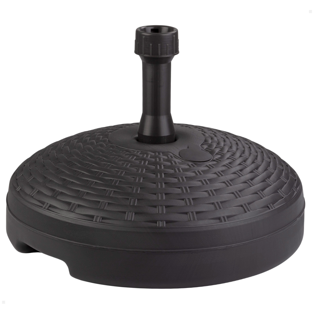 HIXA Aktive Parasolvoet Vulbaar Rotan Antraciet 20 KG 45x30cm