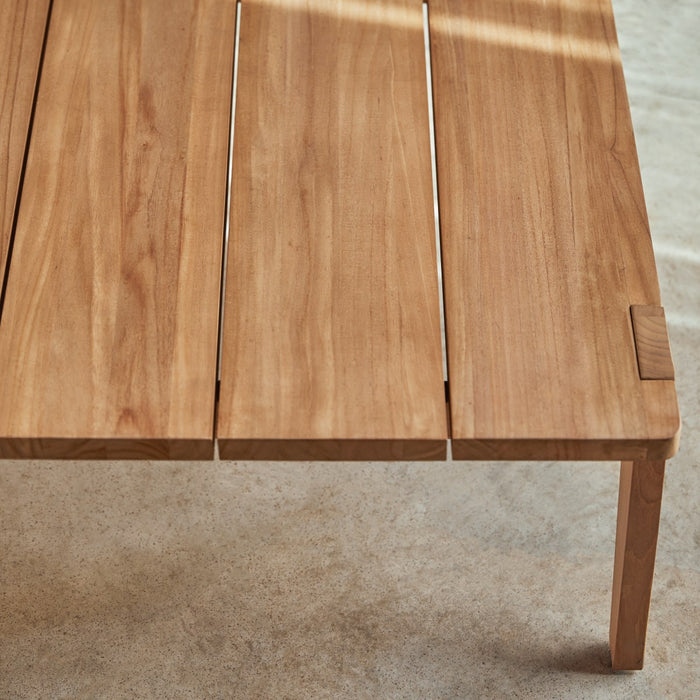 Tikamoon - Lage tuintafel Olia van teakhout