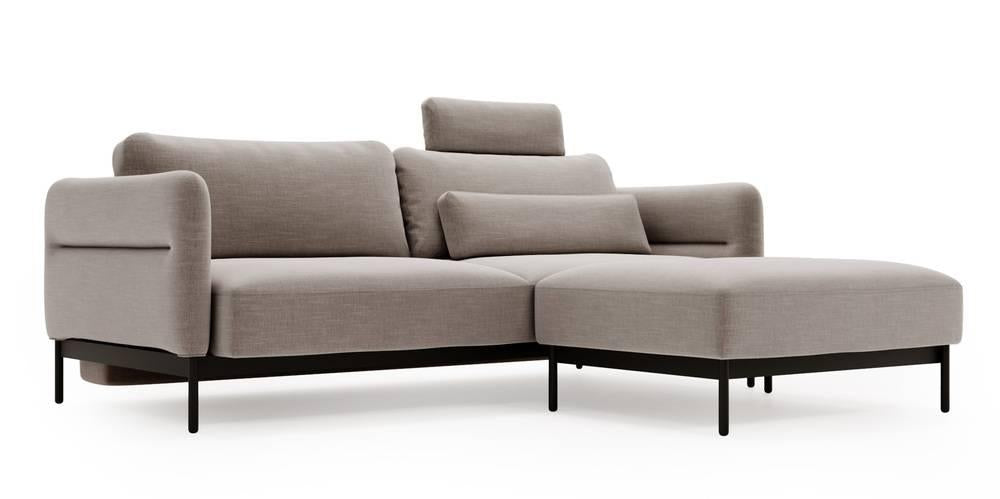 NADUVI Collection 3-zitsbank Selene met poef