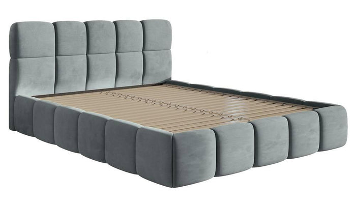 NADUVI Collection Bedframe Chloe velvet 140 x 200